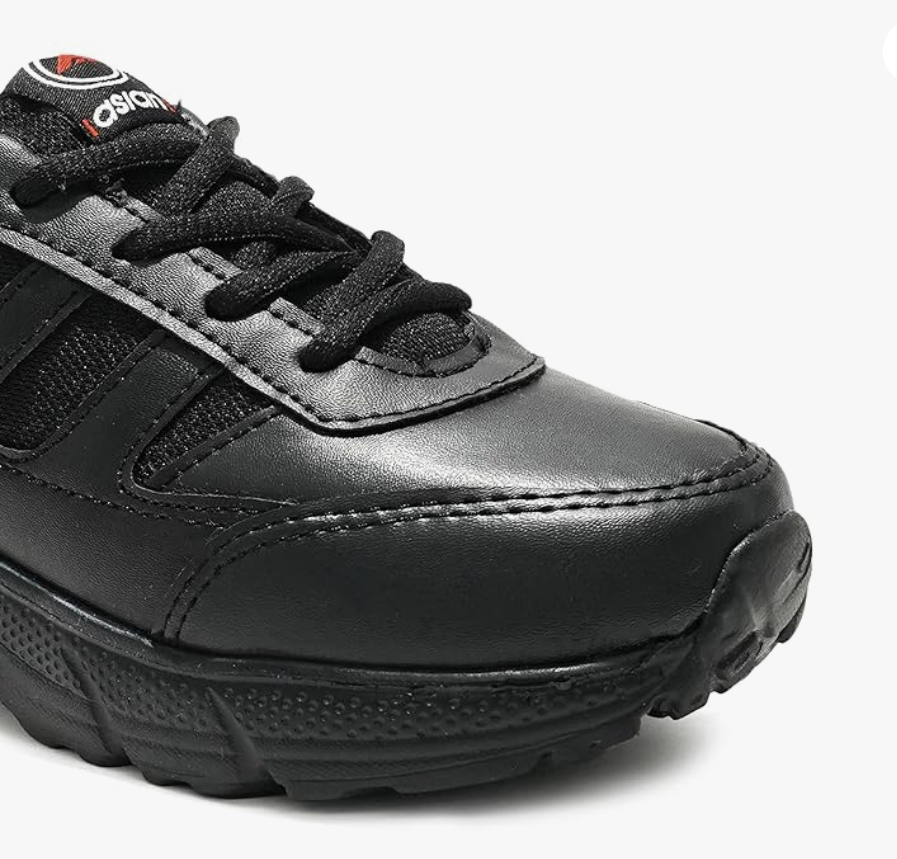 Asian - EXPO casual & Sneaker School Shoe - Black | Extra Max Cushion Lightweight Sports Shoes for Men's & Boy's