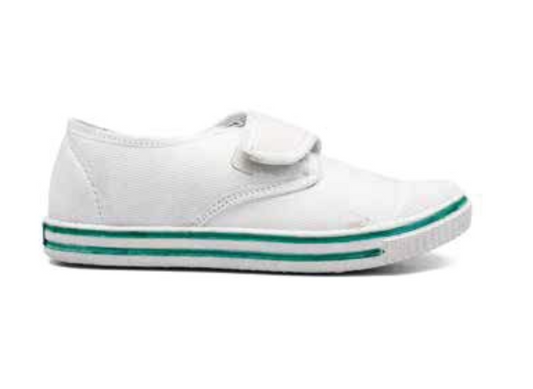 Asian - Tracker Velcro Shoe Boys - White