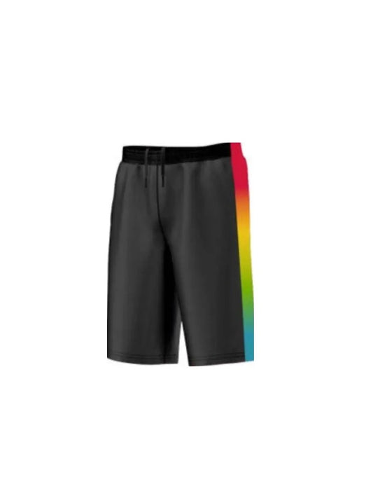 SRS Sport Shorts - Black/Multi Color